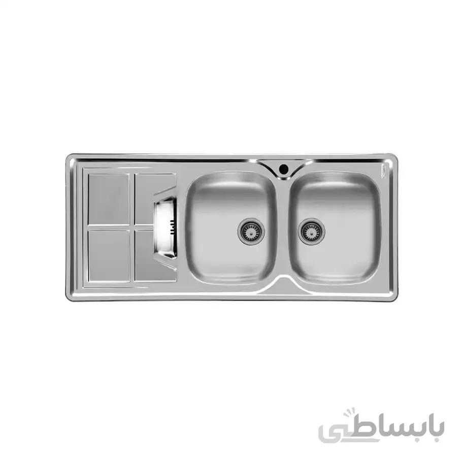 سینک ظرفشویی توکار کد sp-161 اخوان