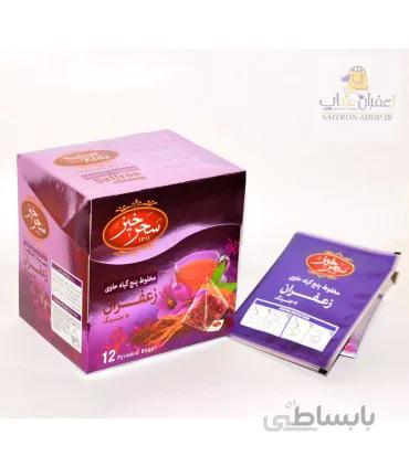دمنوش مخلوط جنسینگ و زعفران سحرخیز