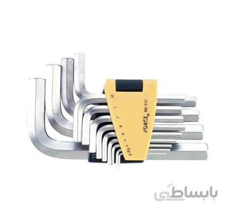 سری آچار آلن اینچی 13 عددی فورس – FORCE مدل 5137S