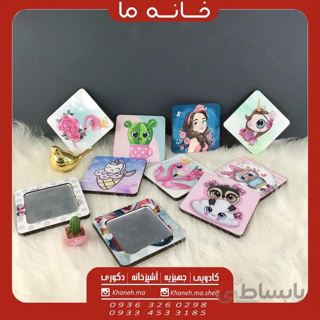 آینه جیبی فانتزی بدون درب مدل 3060
