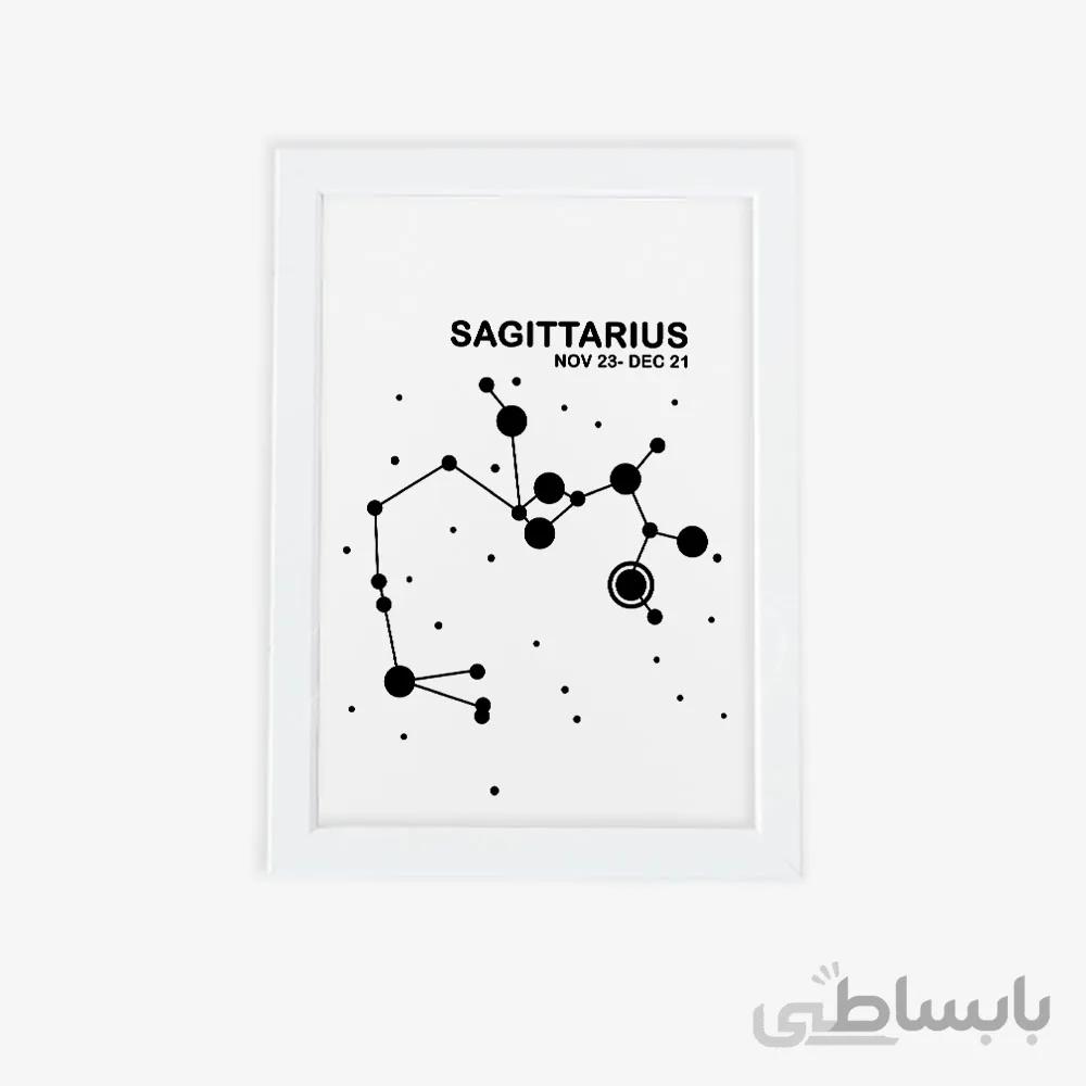 تابلوی مدرن صورت فلکی متولدین اذر