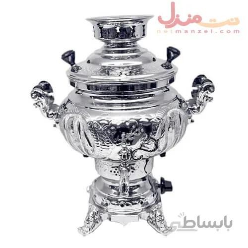 سماور گازی کیهان مدل گلستان قلم ظرفیت 6 لیتر