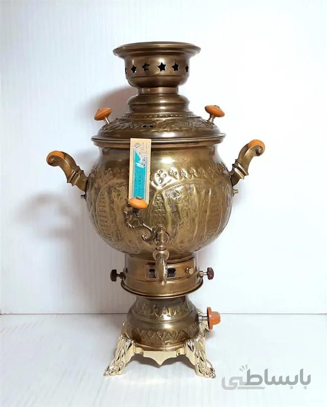سماور آنتیک ۶ لیتری گازی کد ۱۳۲۶۳۲۶۶۴۴۰