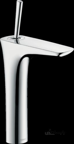 شیر روشویی پایه بلند هانس گروهه مدل Puravida کد KH1052 ا Hansgrohe Puravida Single lever basin mixer 200 with push-open waste set