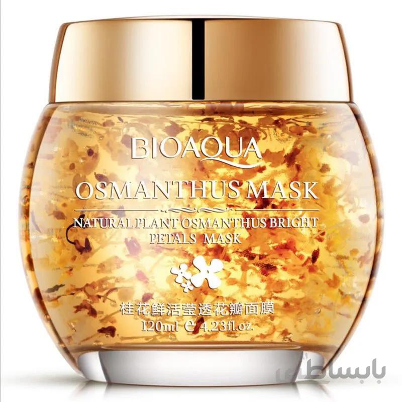 ماسک اسمانتوس طلایی بیوآکوا ا Bioaqua Osmanthus Petal Mask 120ml