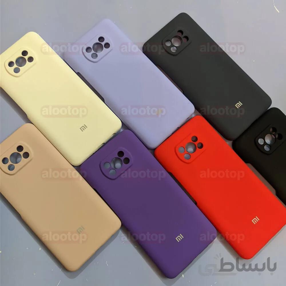 قاب سیلیکونی محافظ لنز دار اورجینال شیائومی Poco X3 NFC / X3 Pro (اصلی)
