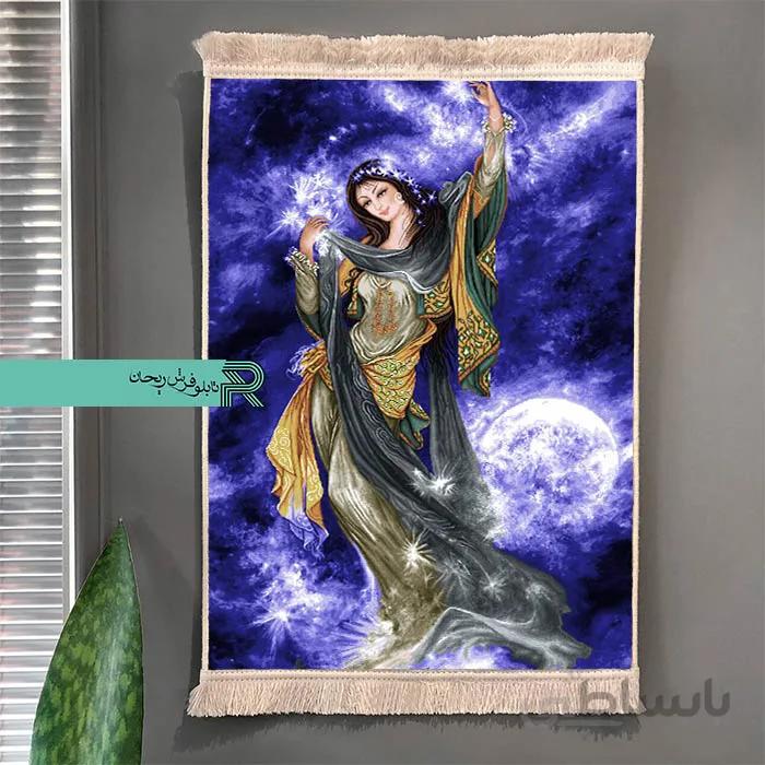 تابلوفرش مینیاتور نقاشی استادفرشچیان کد 20