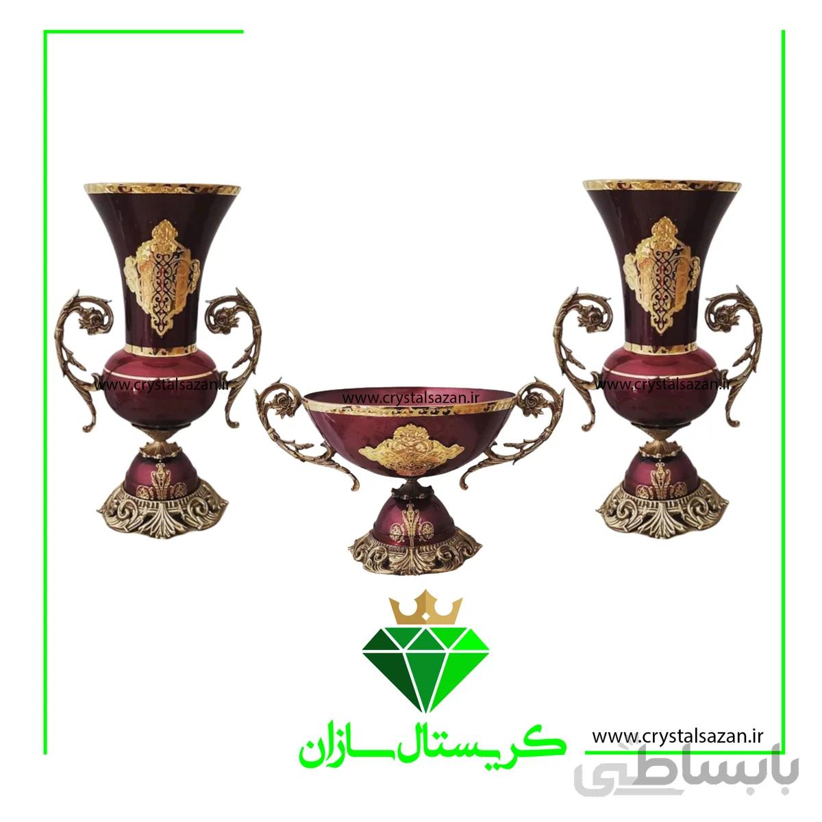 سه تیکه کریستال کد CS1312 کریستال سازان