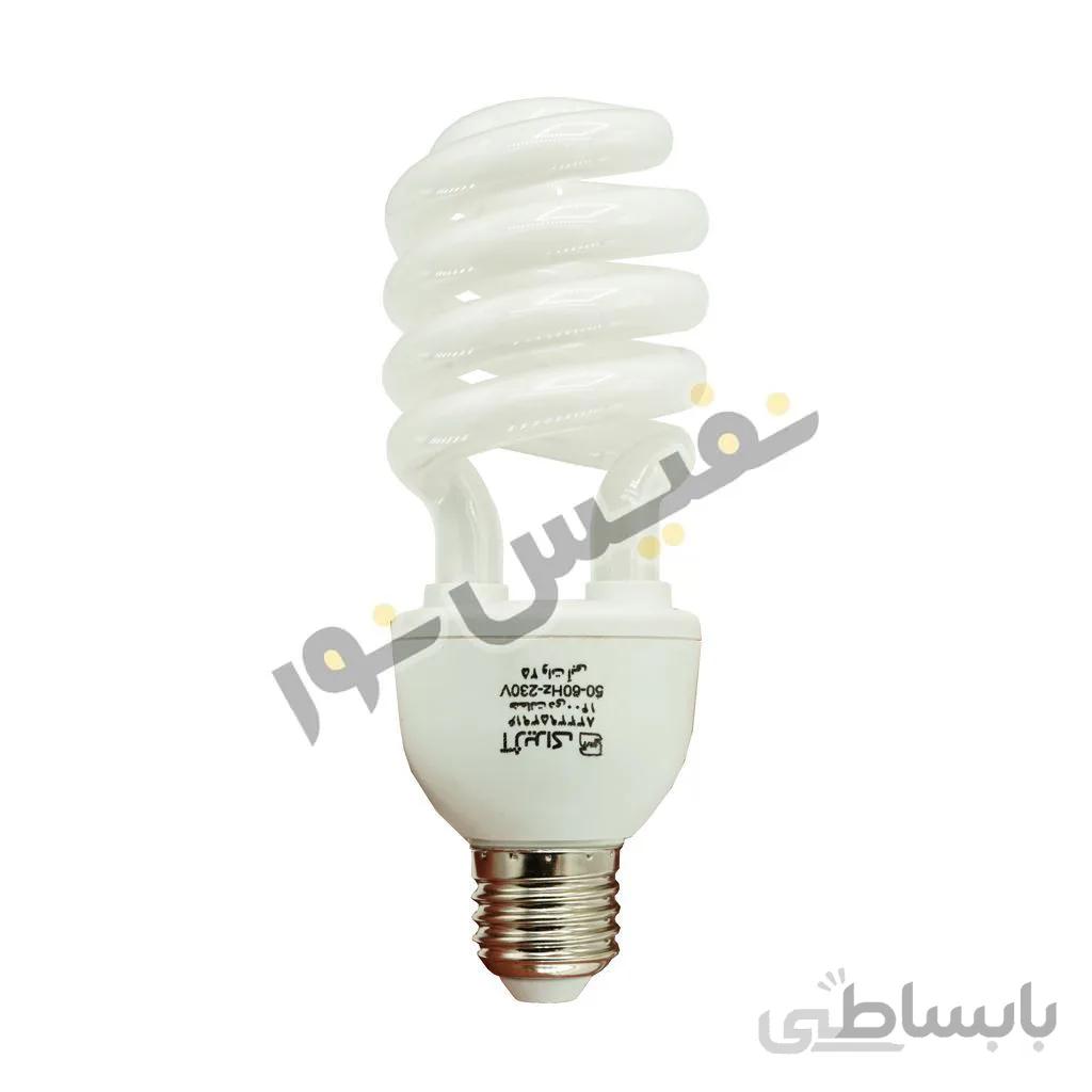 لامپ کم مصرف نیم پیچ 25 وات اژیراک