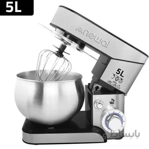 همزن کاسه دار حرفه ای 5لیتری با قدرت 1000 وات نوال مدل MXR_3551