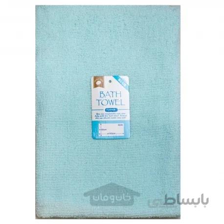 حوله ی حمام رنگ آبی روشن