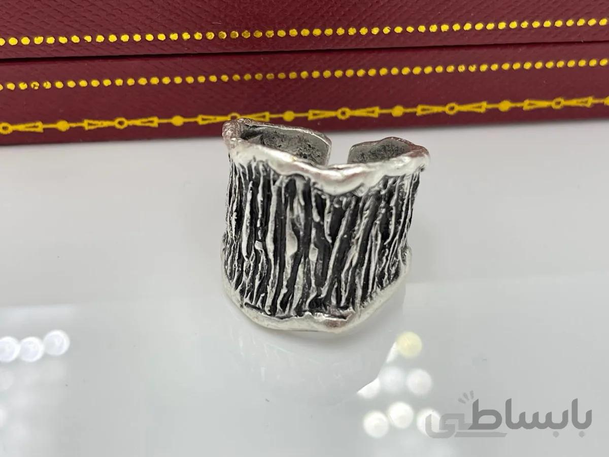 انگشتر ورشو طرح تنه درخت فری سایز