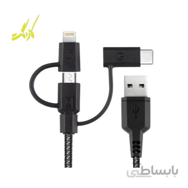 کابل تبدیل ۳ در ۱ انرجیا مدل Nylotough