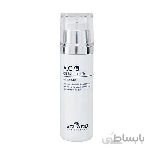 A.C Oil Free Toner تونر مناسب پوست های چرب ECLADO