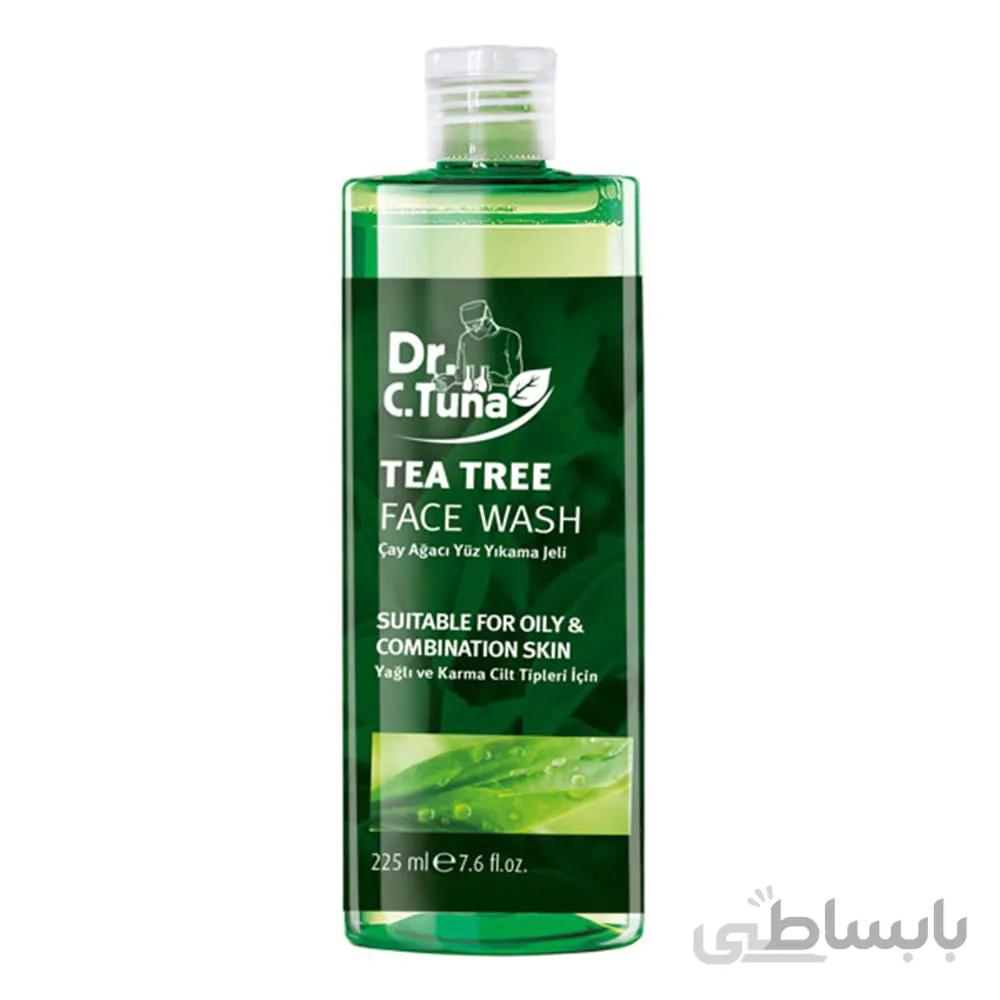 ژل شوینده صورت تی تری دکتر سی تونا فارماسی dr.c.tuna