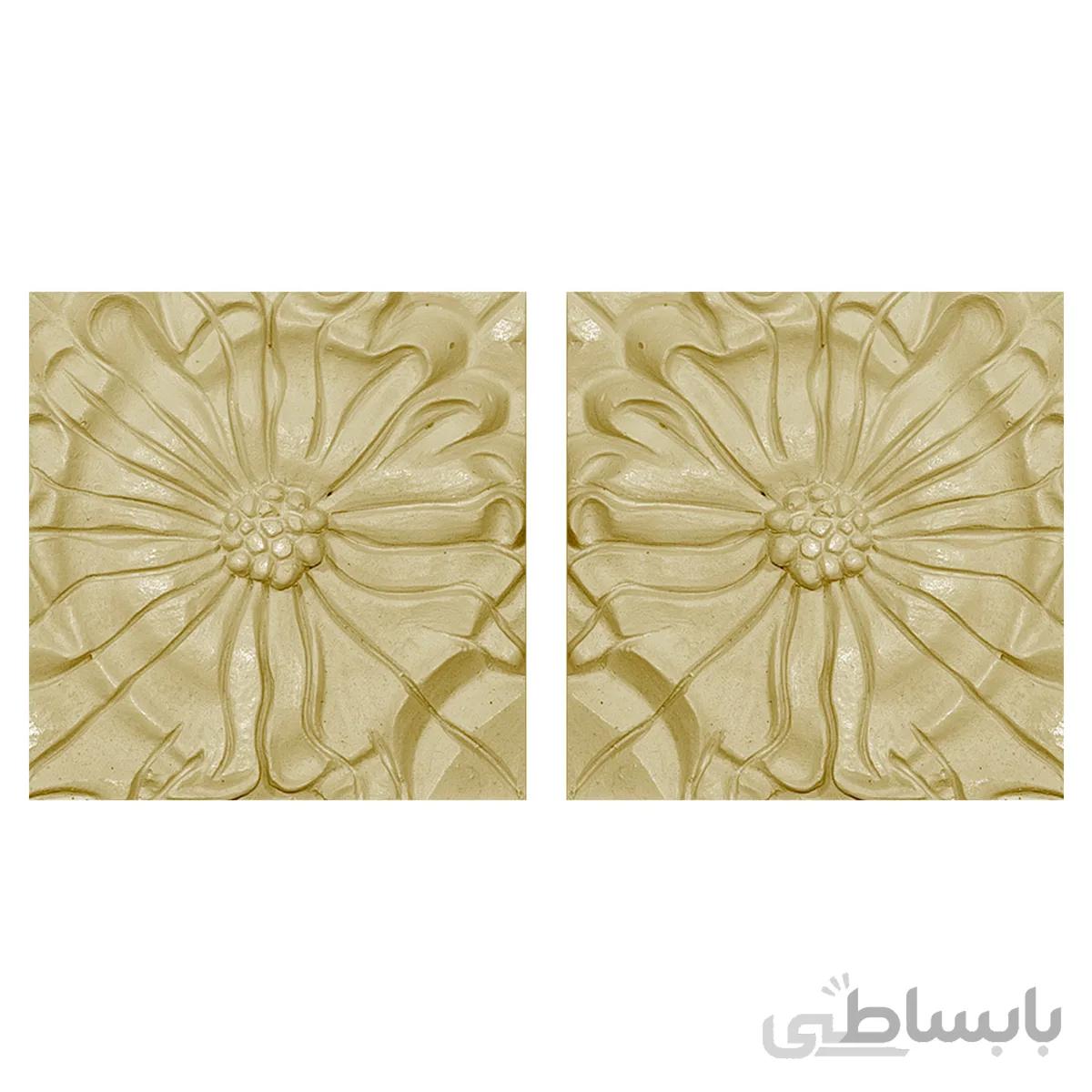 دیوارپوش تندیس و پیکره شهریار مدل امای کد w1010 17 بسته 2 عددی