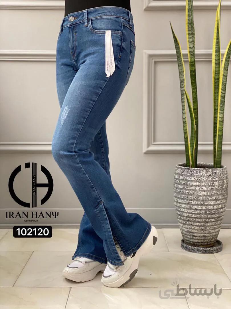 شلوار جین دمپا چاکدار Denim ایران هانی 102120