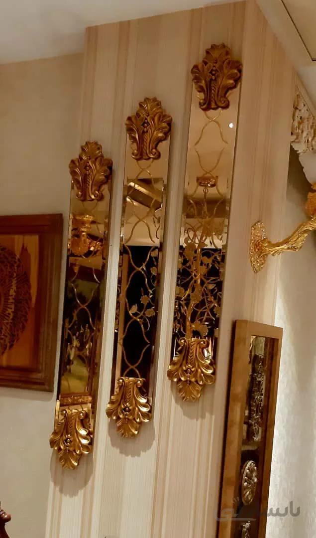 آینه داماس لوزی شامپاینی