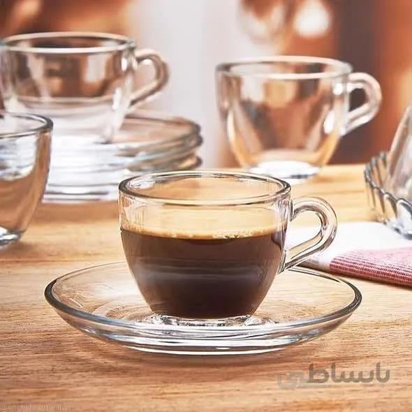 ست فنجان ۶ پارچه پاشاباغچه طرح بیسیک