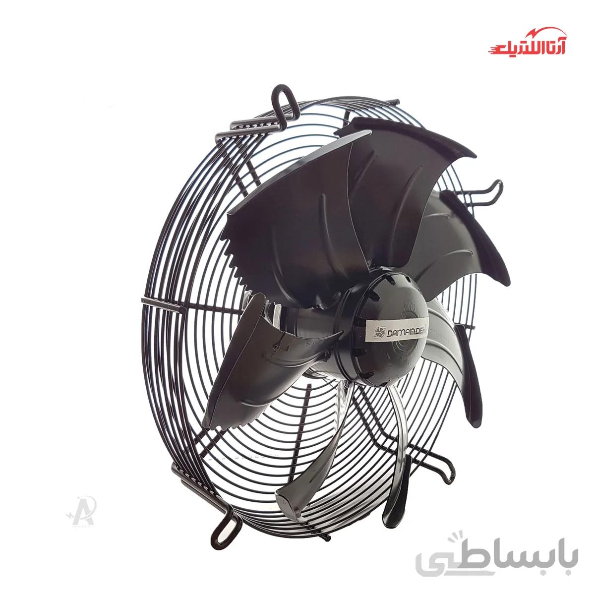 هواکش ایلکای نمره 63 دمنده مدل هفت پر فلزی دندان اره ای بدون قاب مکنده VIT-63Z4T