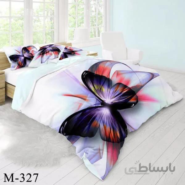 روتختی سه بعدی ساتن ابریشم ترک طرح مدرن - کد M 327
