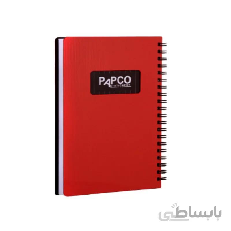 دفتر یادداشت یک خط بغل بازشو متالیک 100 برگ