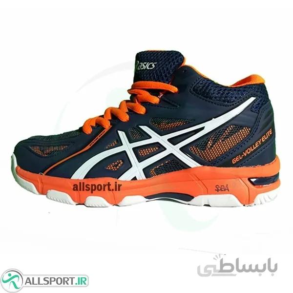 کفش والیبال زنانه اسیکس Asics Gel Volley Elite 2 Blue Orang