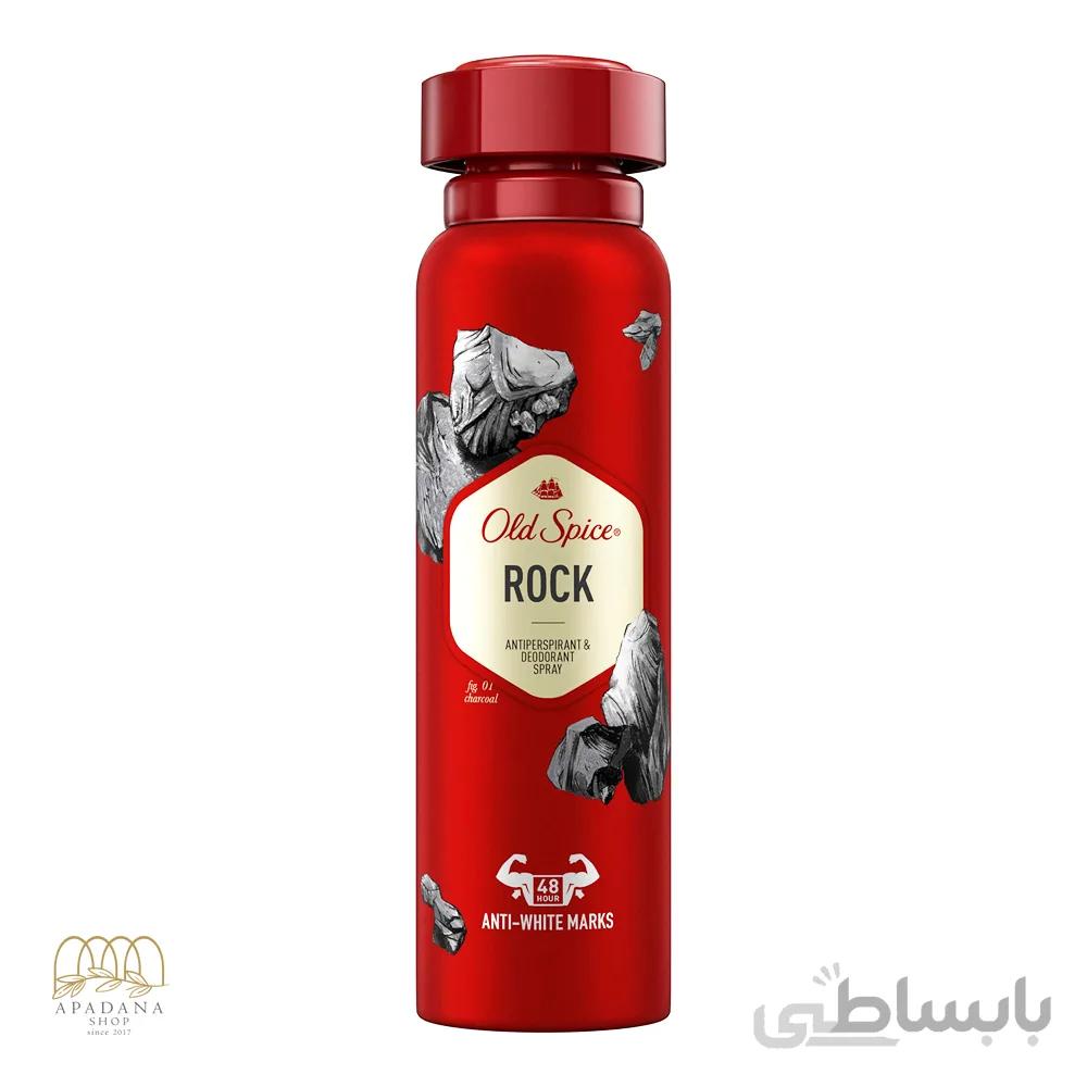 اسپری ضد تعریق آقایان اولد اسپایس مدل راک Rock حجم 150 میل