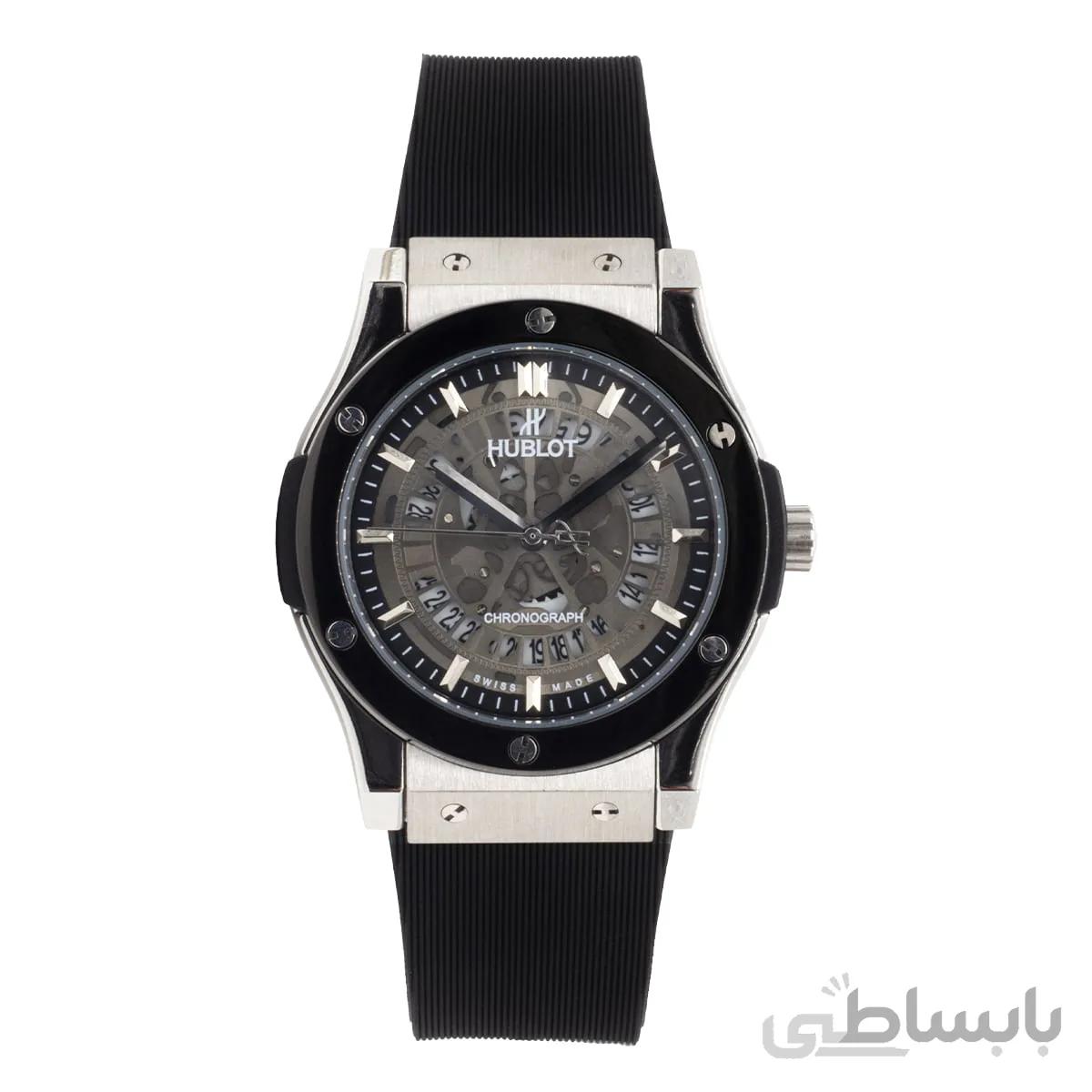 ساعت مچی هابلوت مشکی مدل Hublot Classic Chornograph 4311H
