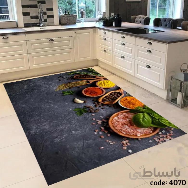 فرشینه اشپزخانه طرح قاشق ادویه 19-4070