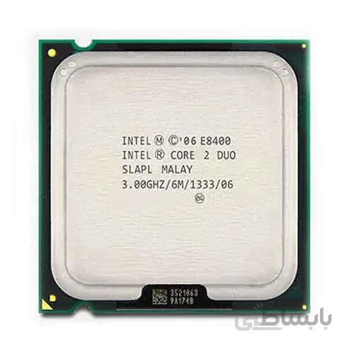 پردازنده تری اینتل مدل Core2 Duo E8400 با فرکانس 3.00 گیگاهرتز ا Core2 Duo E8400 3.0GHz 6MB LGA-775 Wolfdale TRAY CPU