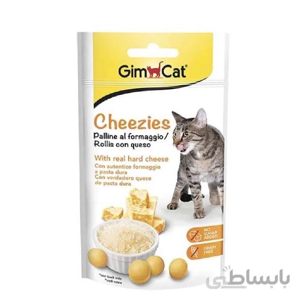 تشویقی توپی گربه با طعم پنیر جیم کت – GimCat Cheezies