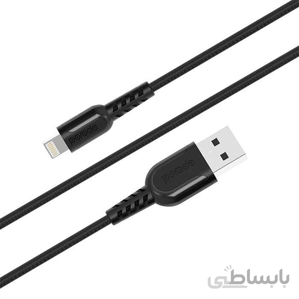 کابل لایتنینگ پورودو PD- LMETR24 Braided Lightning Connector 2.4 متری