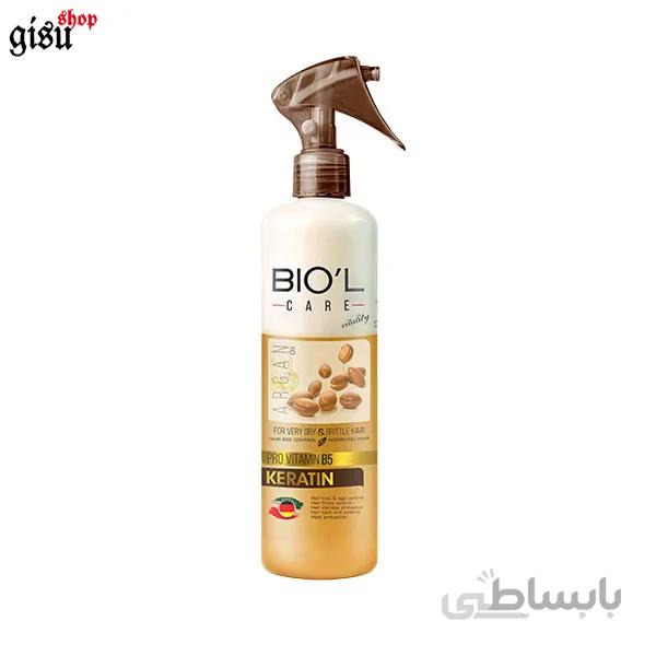 اسپری دوفاز ارگان ابرسان قوی به تارهای مو BIOL