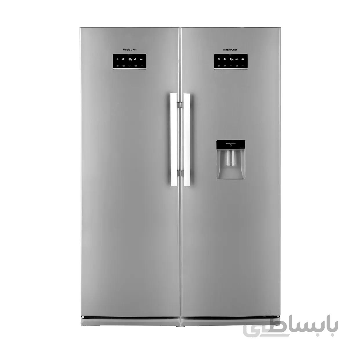 یخچال و فریزر دوقلو مجیک شف مدل MCSRY_60190NW