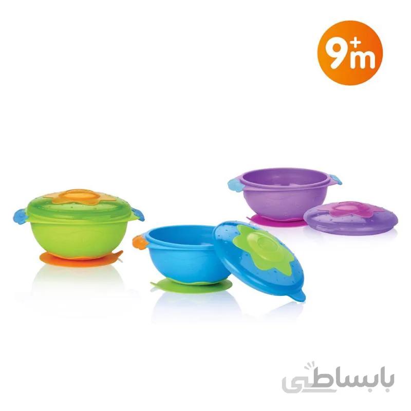 ظرف غذا چسبان نابی Nuby