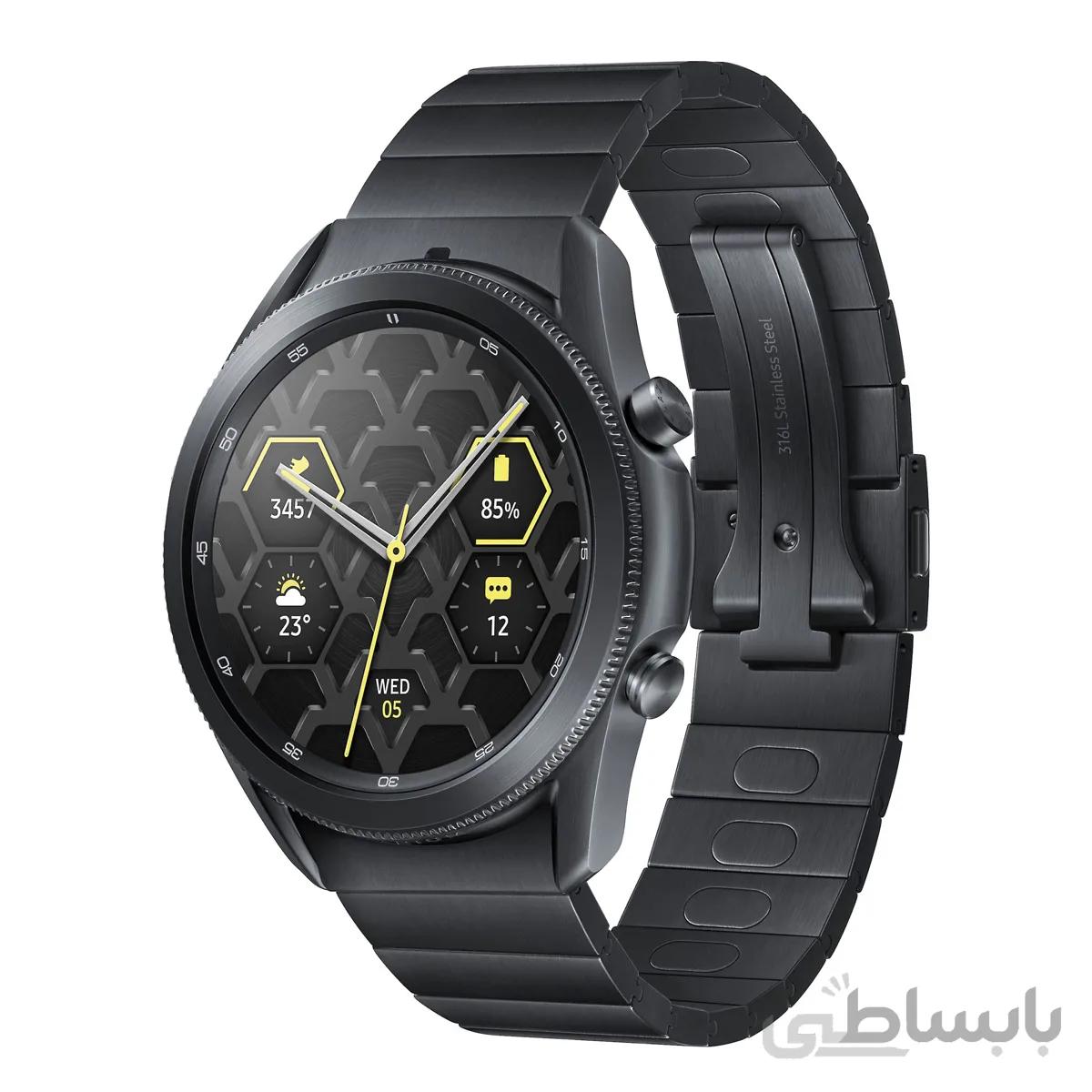 ساعت هوشمند سامسونگ مدل Galaxy Watch3 Titanium 45mm-R840