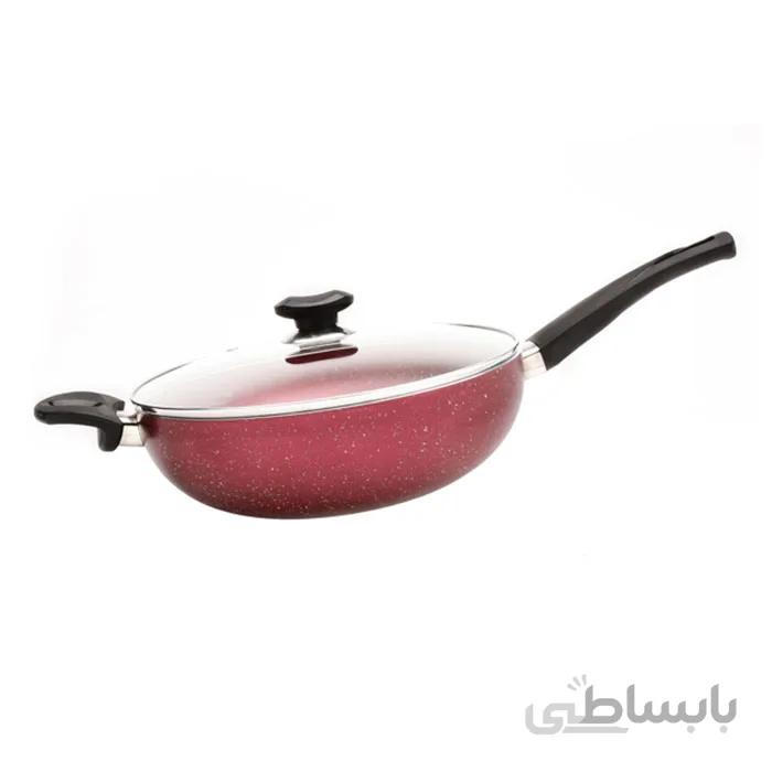 تابه وک سایز 28 دربدار ویولت زرساب کد VL-282G