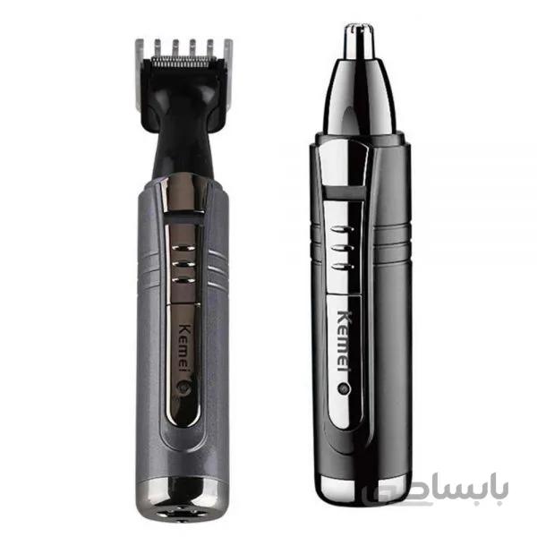 موزن گوش و بینی دوکاره کیمی مدل Kemei KM-6511 ا Kemei KM-6511 Nose & EAR Hair Trimmer کد 243057