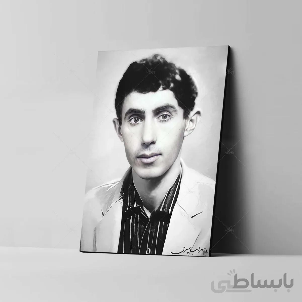 تابلو شاسی آواویز مدل سهراب سپهری کد 4G504