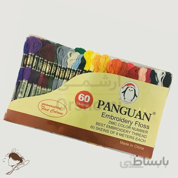 نخ نیدل پانچ و گلدوزی پنگوئن بسته 60 عددی