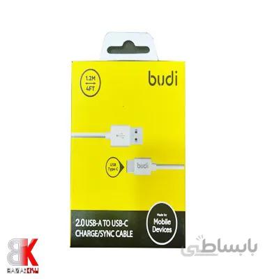کابل شارژر TYPE C بیودی BUDI مدل M8J166TC متراژ 1.2 متر