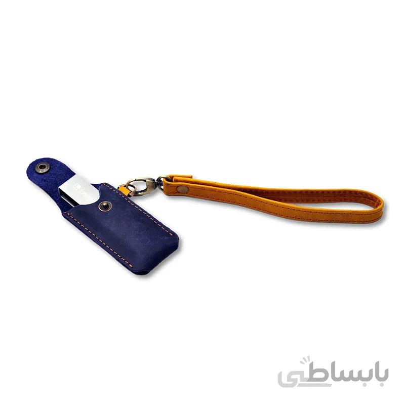 محافظ چرمی کیف پول لجر نانو ایکس Ledger Nano X رنگ آبی