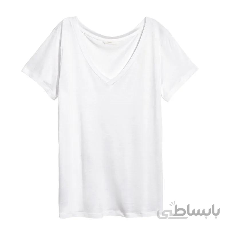 تی شرت آستین کوتاه زنانه اچ اند ام مدل s45