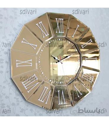 ساعت دیواری ونیزی طرح عقیق (برنزی)