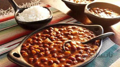 خوراک لوبیا چیتی ۵۰۰ گرم- ارسال فقط برای تهران