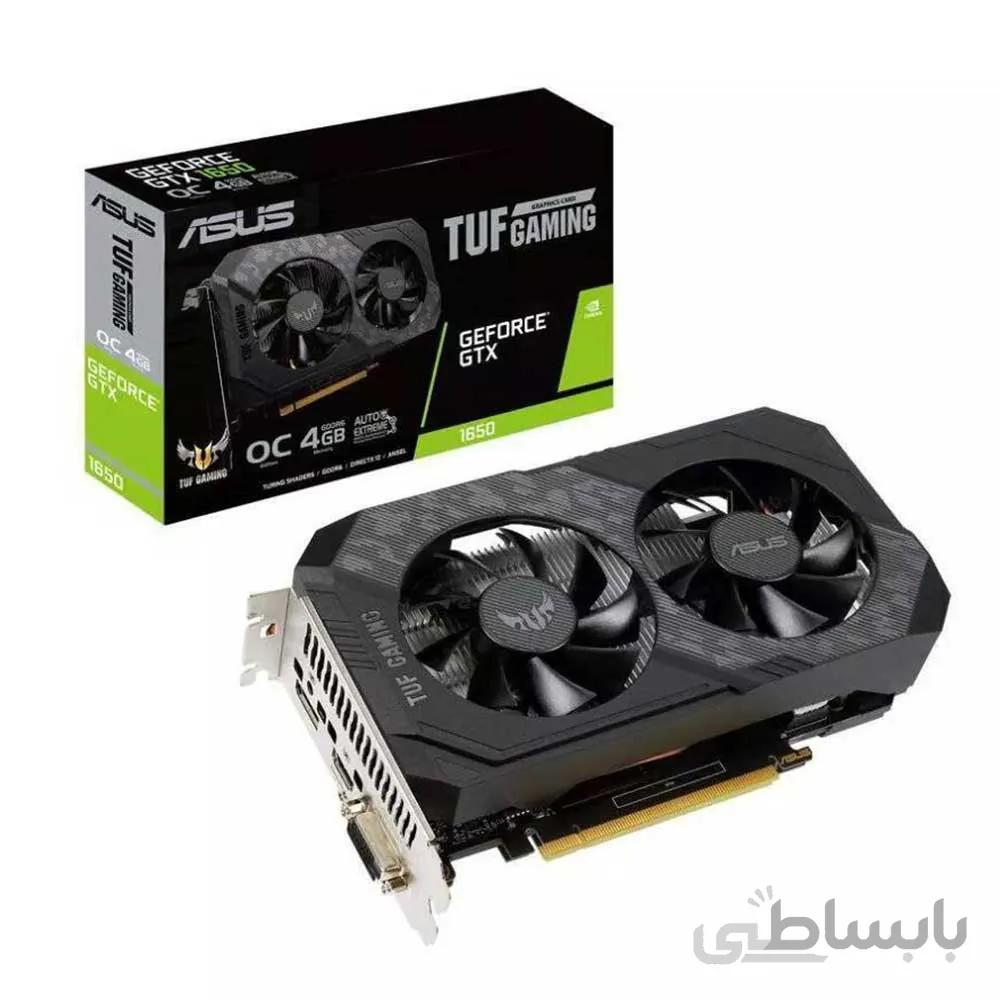 کارت گرافیک ایسوس TUF GTX1650 O4GD6 GAMING ا ASUS TUF Gaming GTX 1650 OC 4GB GDDR6 Graphics Card