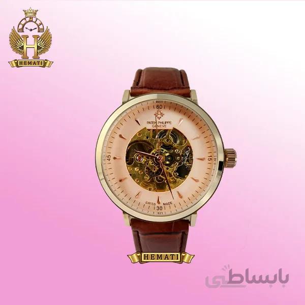 ساعت مردانه پتک فیلیپ اتوماتیک Patek Philippe PP52000 صفحه اسکلتون