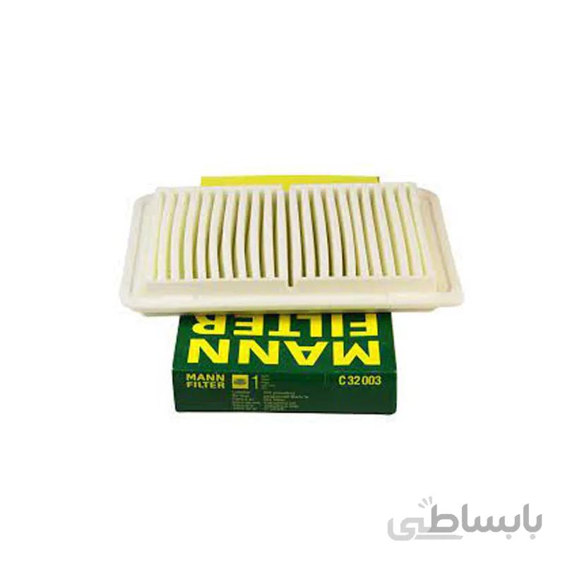 فیلتر هوا کمری مدل۱۱ -۲۰۰۲ LE, SE, XLE 4 Cyl 2.4L, 6 Cyl 3.0L, 6 Cyl 3.3L برند مان MANN (اصلی)