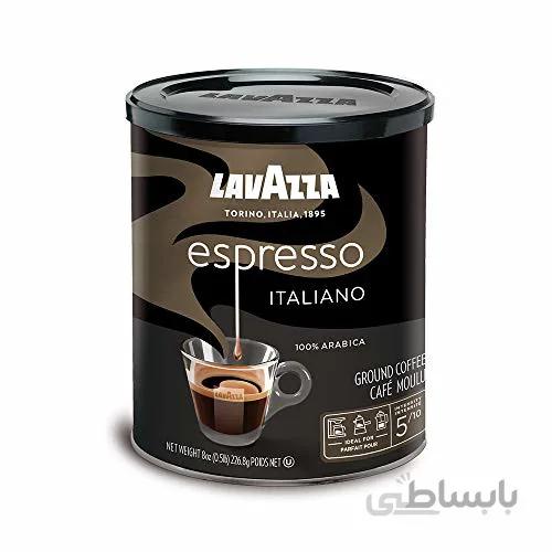 قهوه لاوازا سیاه اسپرسو 250 گرم قوطی
